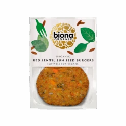 RED LENTIL SUNFLOWER SEED BURGER