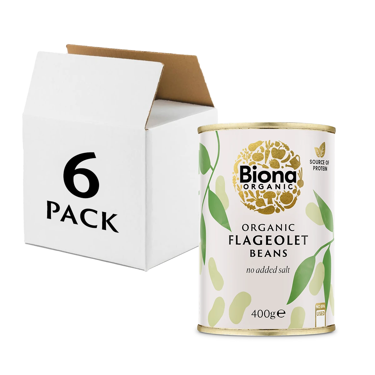 Flageolet Beans 400g - 6-Pack 1 Flageolet Beans 400g - 6-Pack