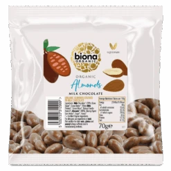 MILK CHOCOLATE COATED ALMONDS