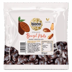 DARK CHOCOLATE COATED BRAZIL NUTS