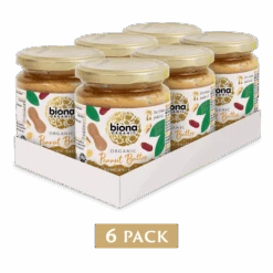 PEANUT BUTTER CRUNCHY - WITH SALT - 6 PACK - 250G