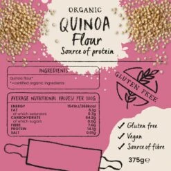 GLUTEN FREE QUINOA FLOUR 5 GLUTEN FREE QUINOA FLOUR -Fresh Spice Kitchen Amisa15549QuinoaFlourBOP