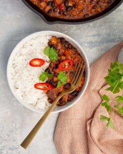 Black Beans 350g - 6-Pack -Fresh Spice Kitchen Biona Black Bean Stew 2