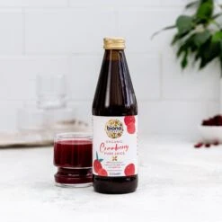 Cranberry Pure Juice 330ml -Fresh Spice Kitchen Biona Cranberry Juice small 1 extended