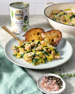 Butter Beans 400g - 6-Pack -Fresh Spice Kitchen Braised Butter Beans 1