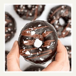 RAW VIRGIN COCONUT OIL -Fresh Spice Kitchen Doughnut Hand