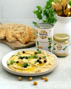 CHICKPEAS 4-PACK 9 CHICKPEAS 4-PACK -Fresh Spice Kitchen biona hummus 1