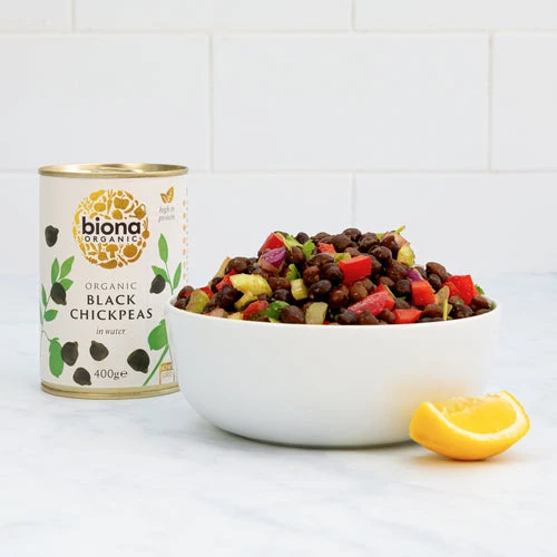 Black Chick Peas 400g - 6-Pack 2 Black Chick Peas 400g - 6-Pack - Image 2