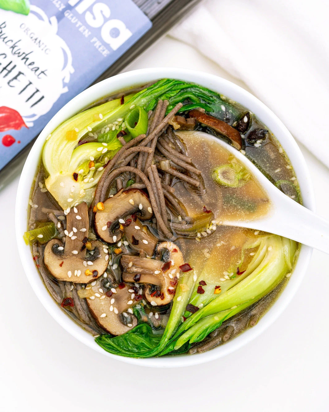 GLUTEN FREE BUCKWHEAT SPAGHETTI 2 GLUTEN FREE BUCKWHEAT SPAGHETTI - Image 2